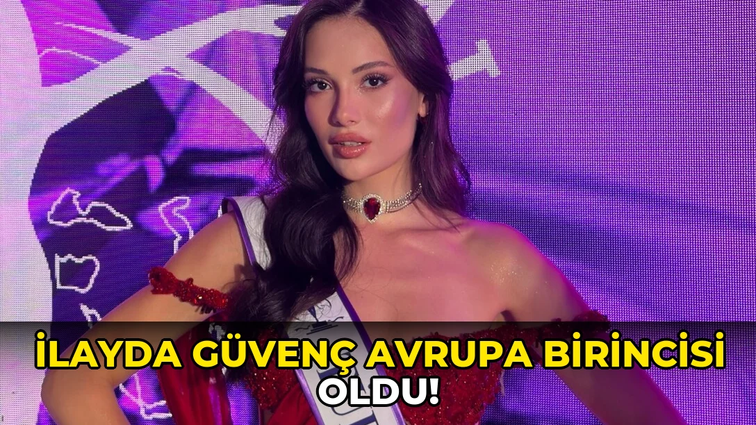 İlayda Güvenç Avrupa birincisi oldu!