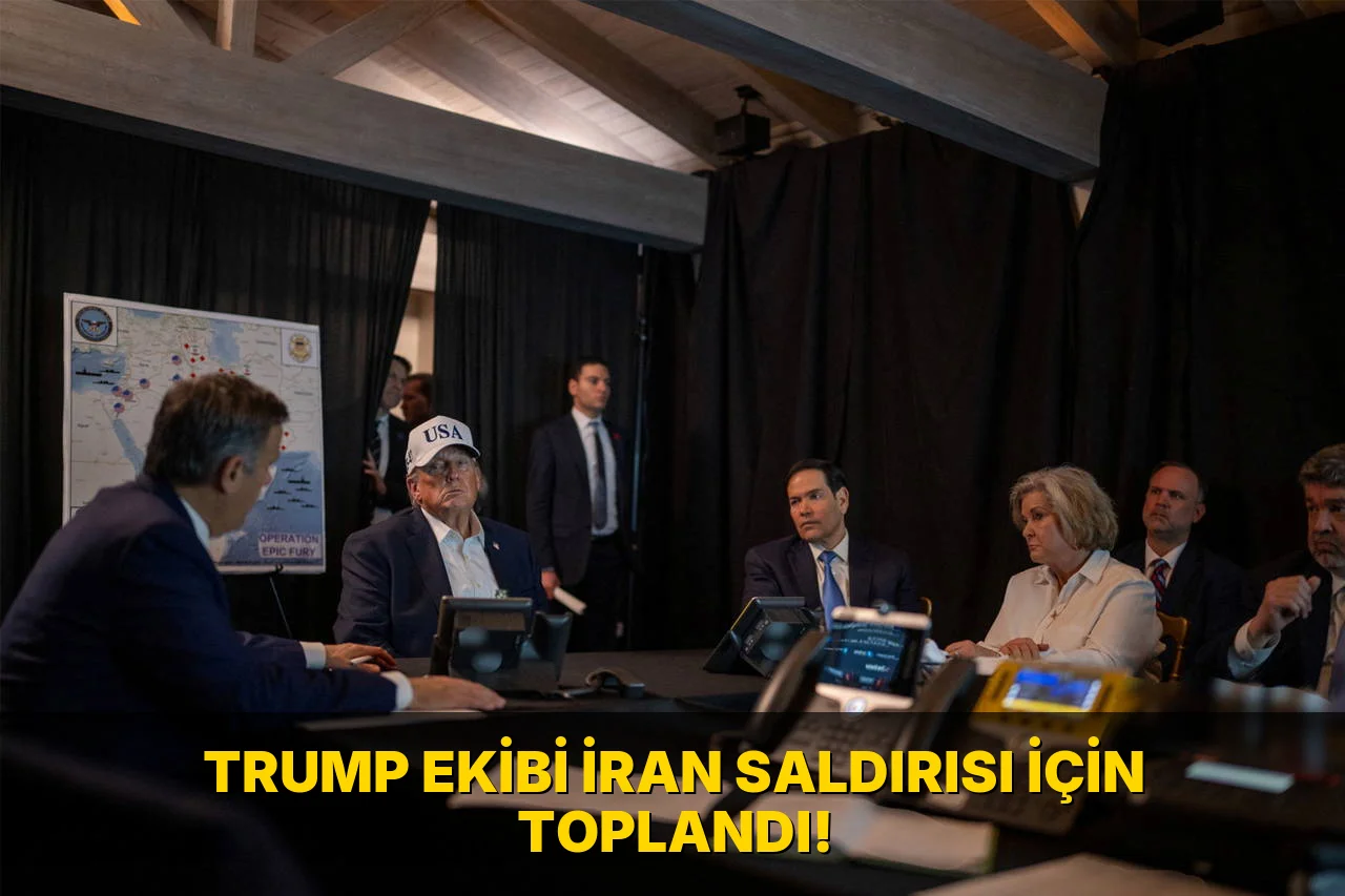 Trump Ekibi İran Saldırısı için toplandı!