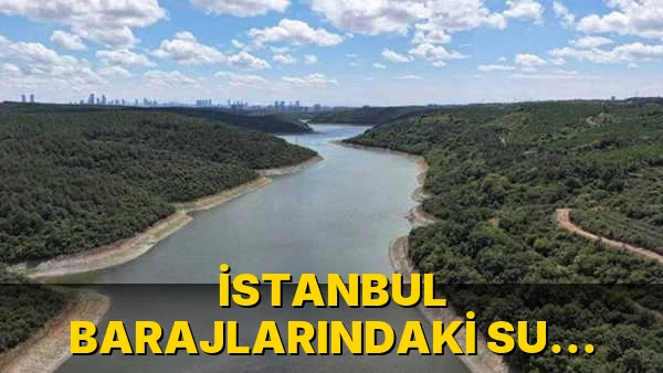 İstanbul Barajlarındaki su seviyesi açıklandı!