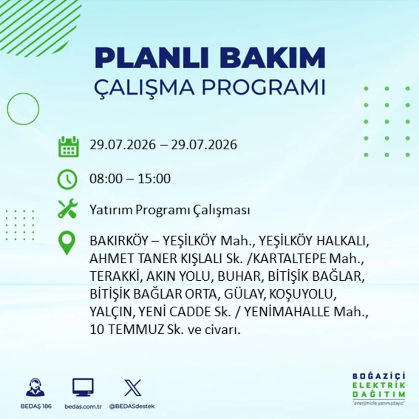 İstanbul'da elektrik Kesintisi Yaşanıyor!
