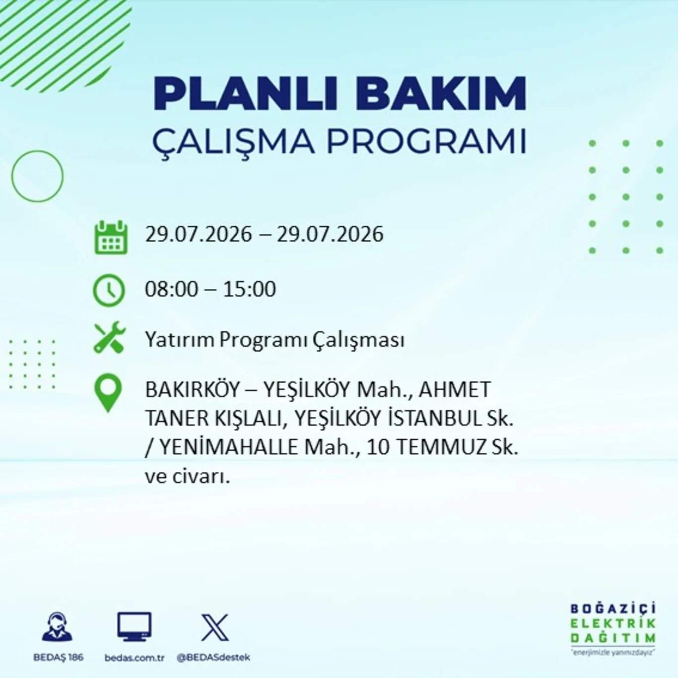 İstanbul'da elektrik Kesintisi Yaşanıyor!