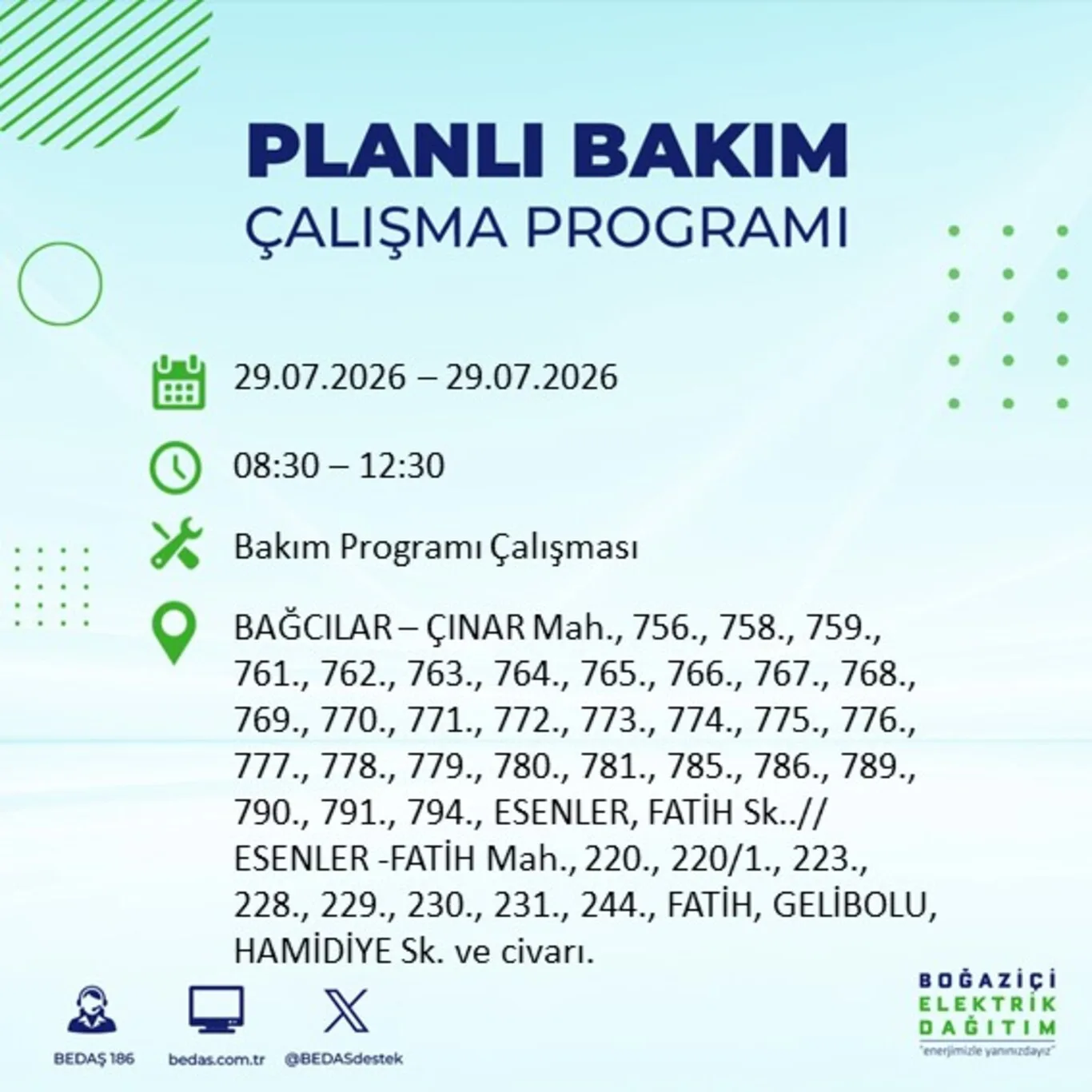 İstanbul'da elektrik Kesintisi Yaşanıyor!