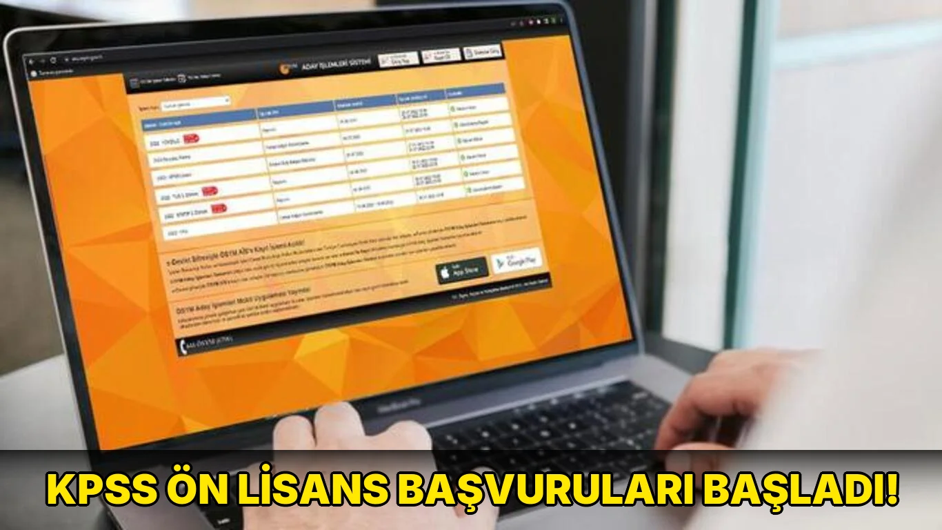 KPSS ön lisans başvuruları başladı!