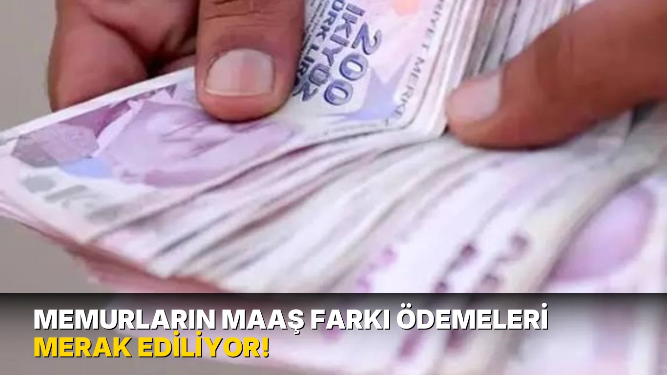 Memurların Maaş Farkı Ödemeleri Merak Ediliyor!