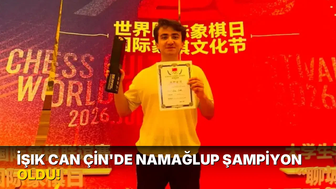 İşık Can Çin'de namağlup şampiyon oldu!