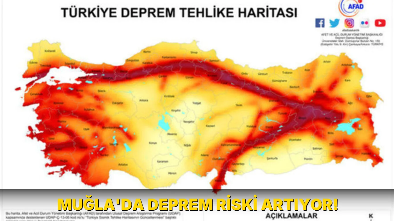 Muğla'da deprem Riski Artıyor!