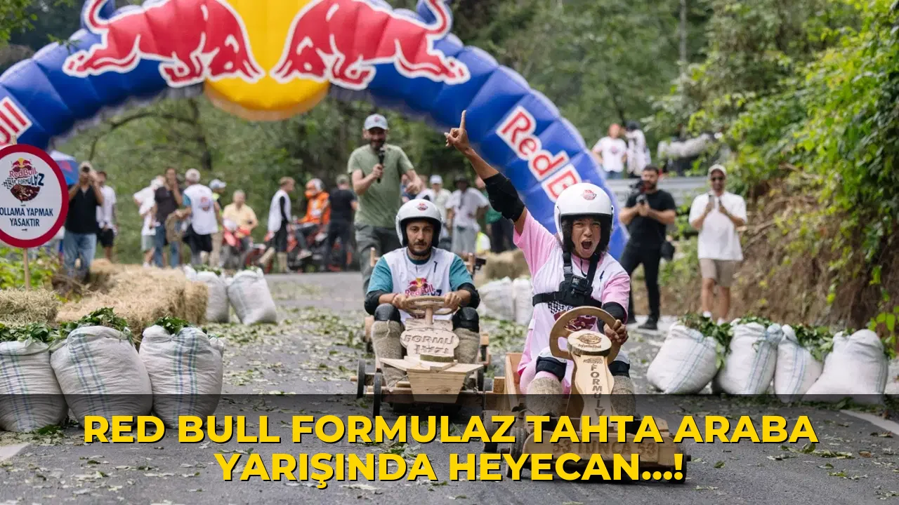 Red Bull Formulaz Tahta Araba Yarışında Heyecan…!