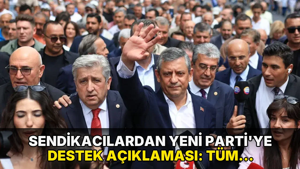 Sendikacılardan YENİ Parti’ye destek açıklaması: Tüm işçi, emekçi ve demokrasi güçlerine çağrı