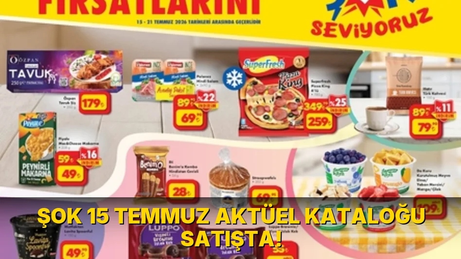 Şok 15 Temmuz Aktüel Kataloğu Satışta!