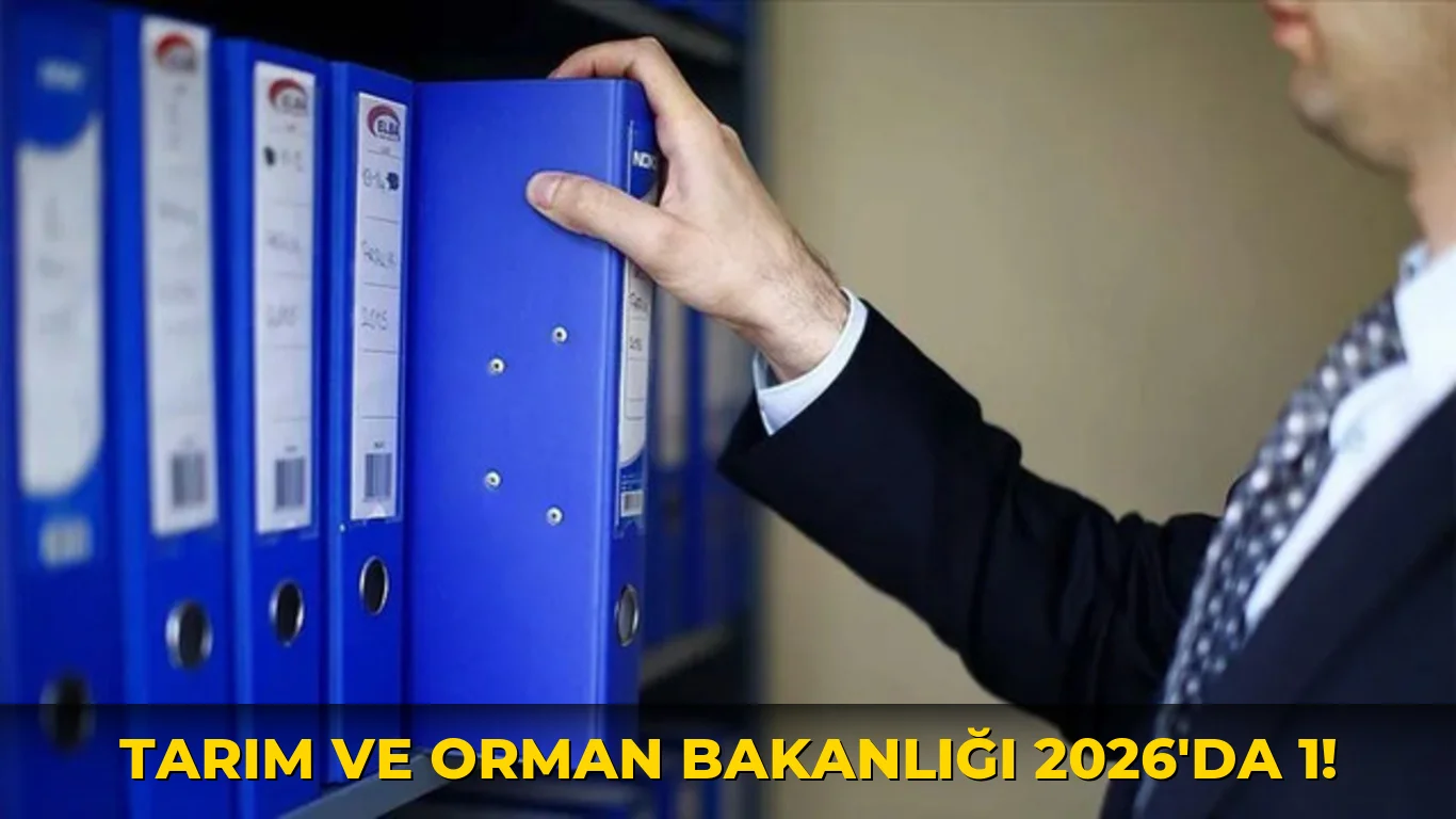 Tarım ve Orman Bakanlığı 2026'da 1!