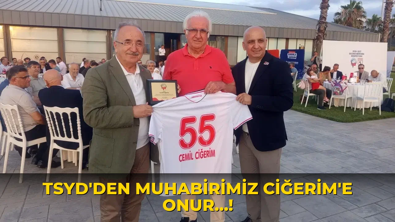 Tsyd’den muhabirimiz Ciğerim’e onur…!