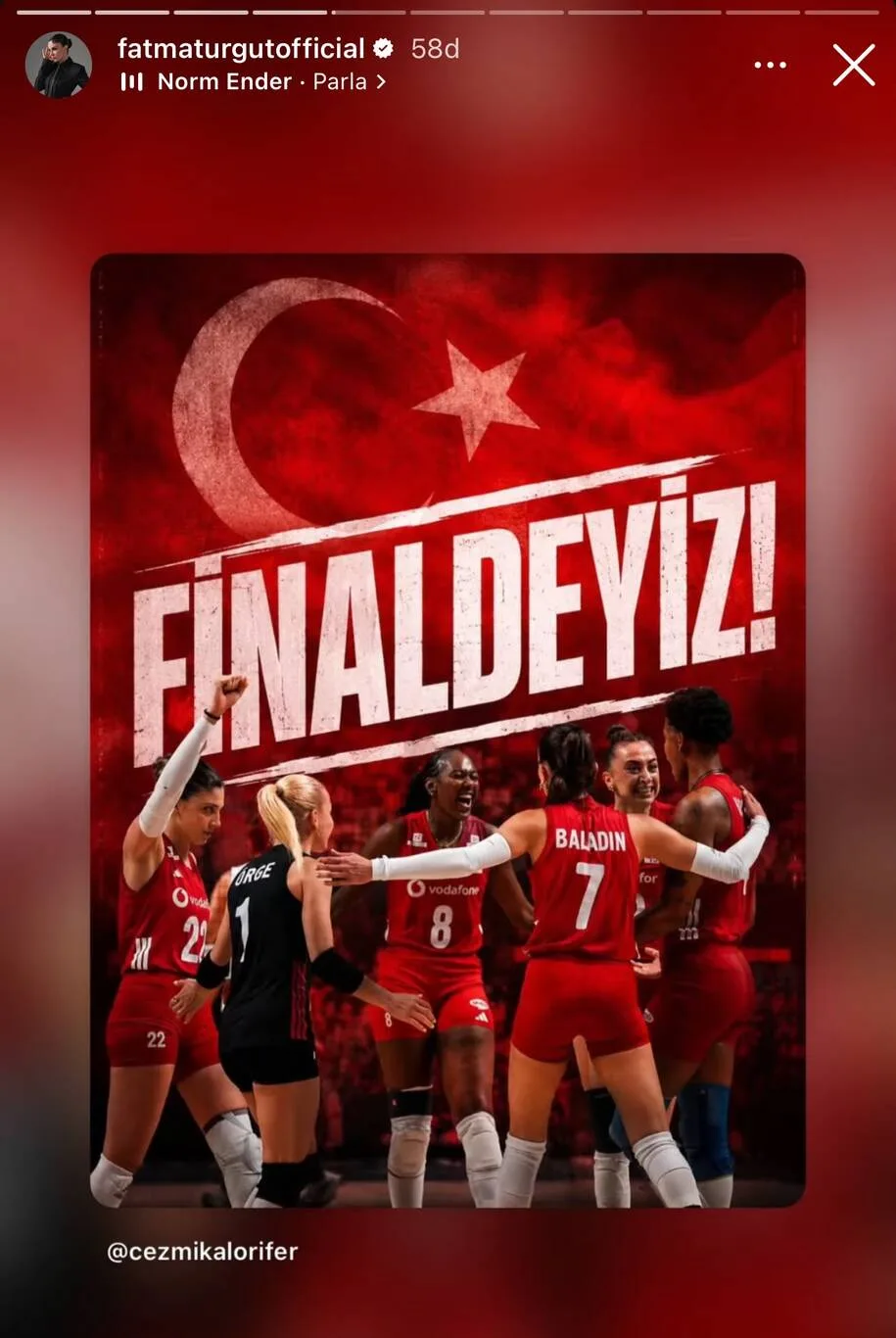 Filenin Sultanları'na Tebrik Yağdı!