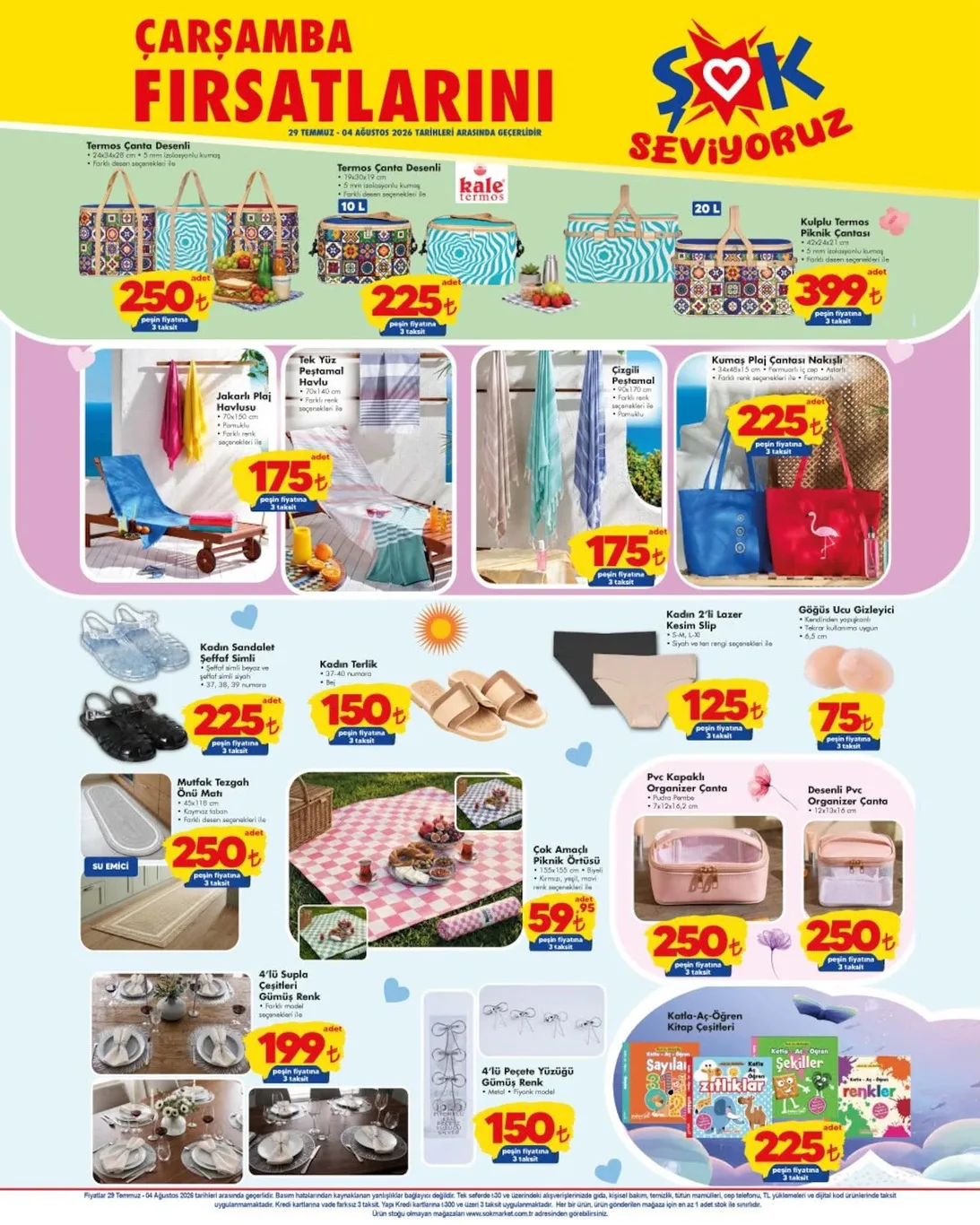 ŞOK 29 Temmuz aktüel kataloğu