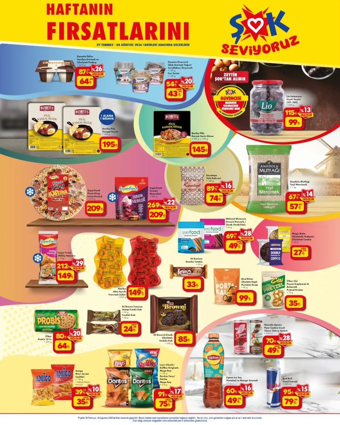 ŞOK 29 Temmuz aktüel kataloğu