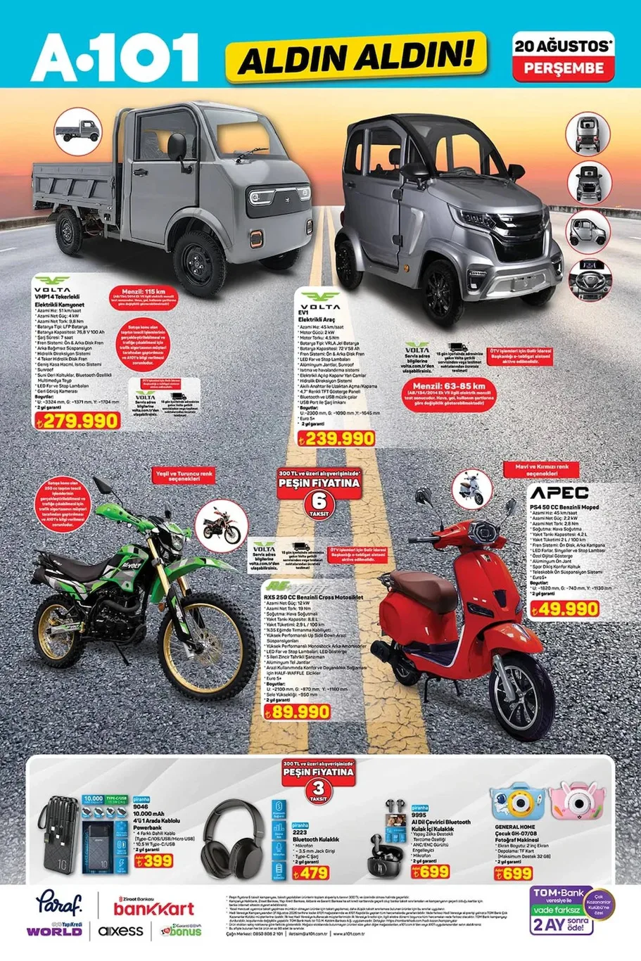 A101 20 Ağustos aktüel kataloğu