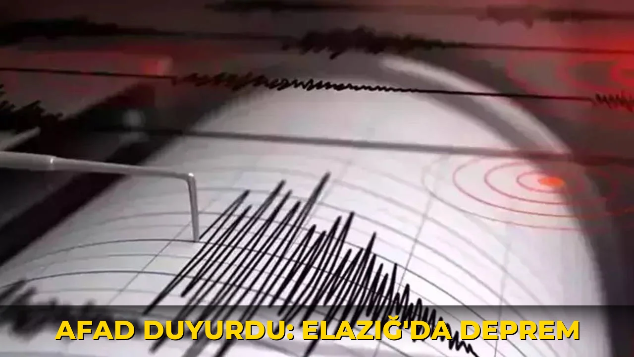 AFAD duyurdu: Elazığ'da deprem