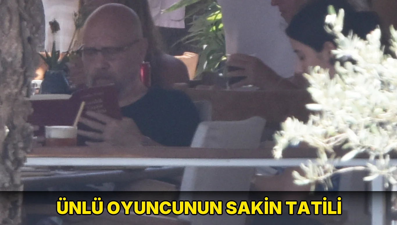 Ünlü oyuncunun sakin tatili