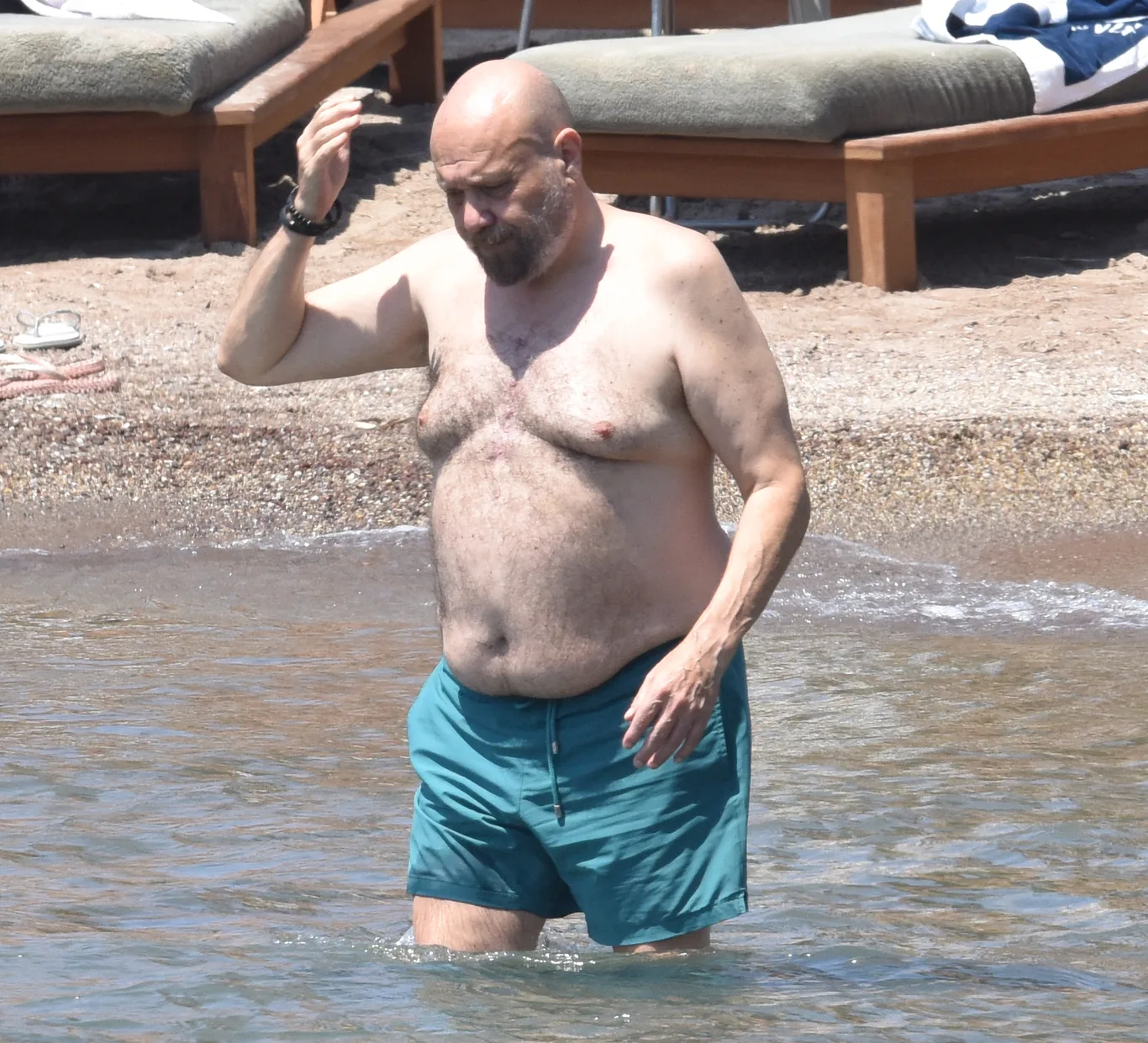 Ünlü oyuncunun sakin tatili