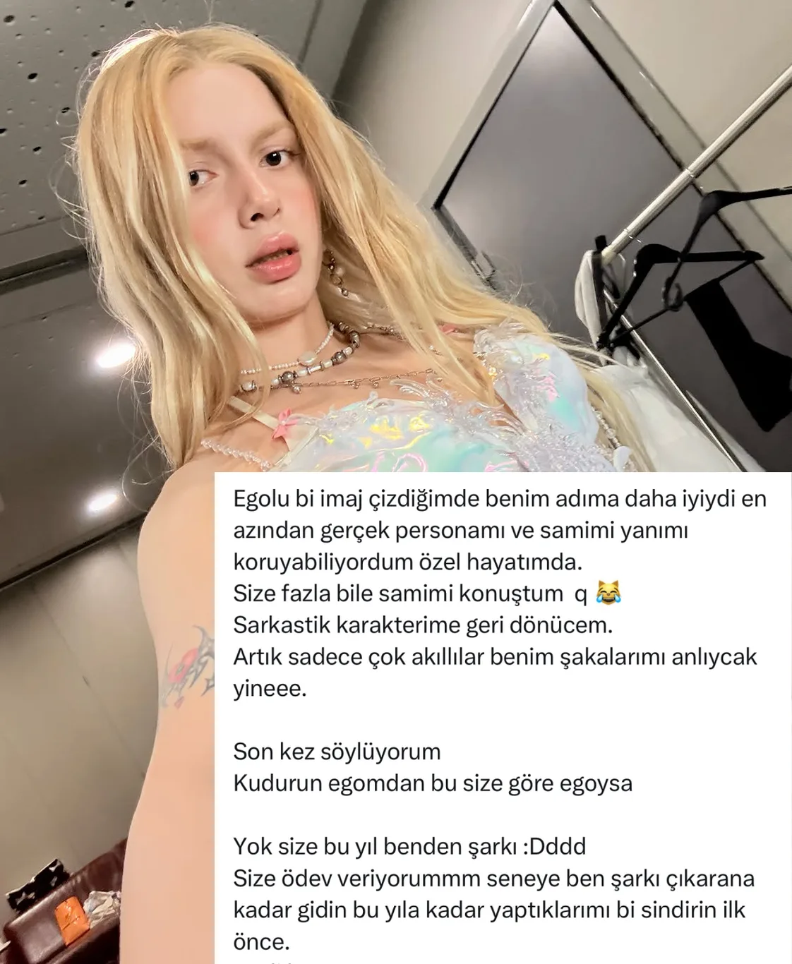 Takipçilerine tepki: Asıl ben sizi istemiyorum!