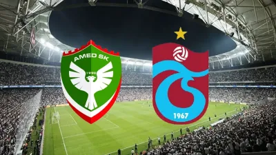 Amedspor - Trabzonspor karşılaşmasında ilk 11’ler belli oldu