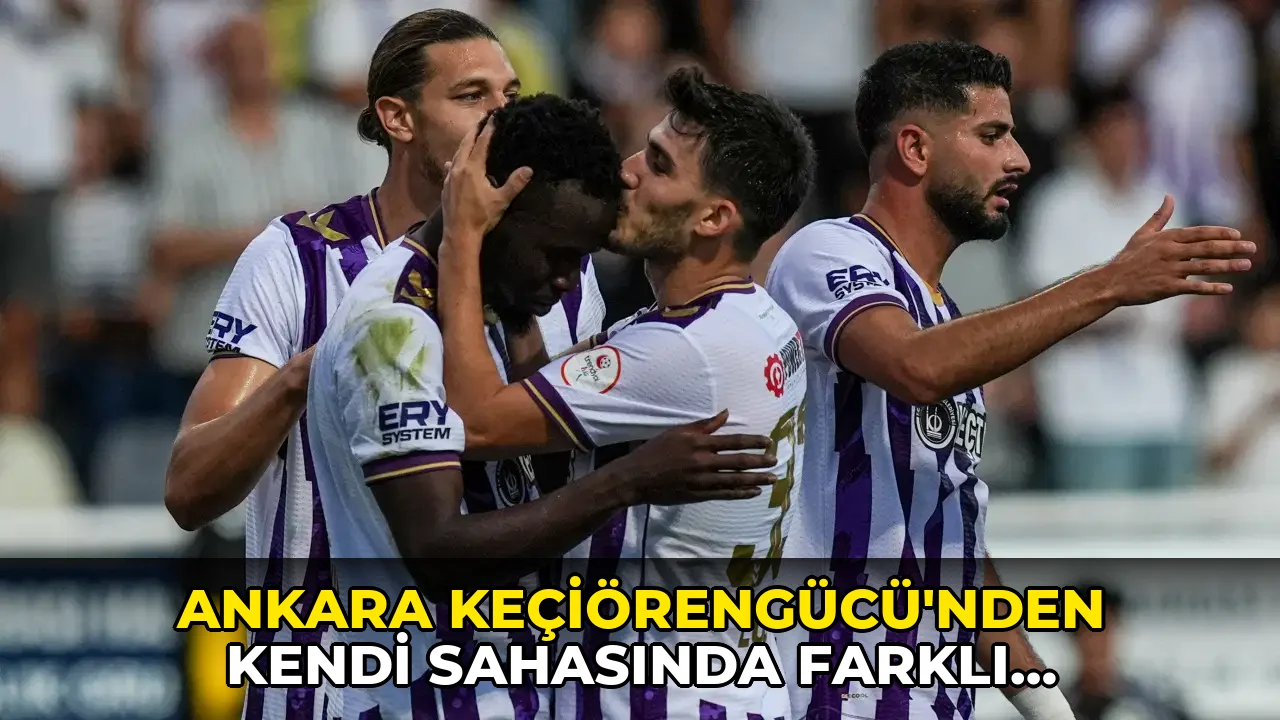 Ankara Keçiörengücü'nden kendi sahasında farklı galibiyet!