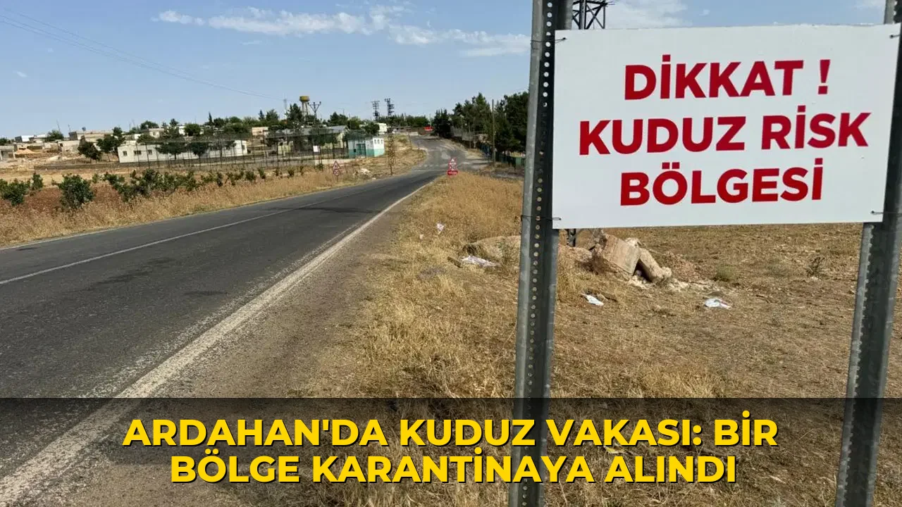 Ardahan'da kuduz vakası: Bir bölge karantinaya alındı