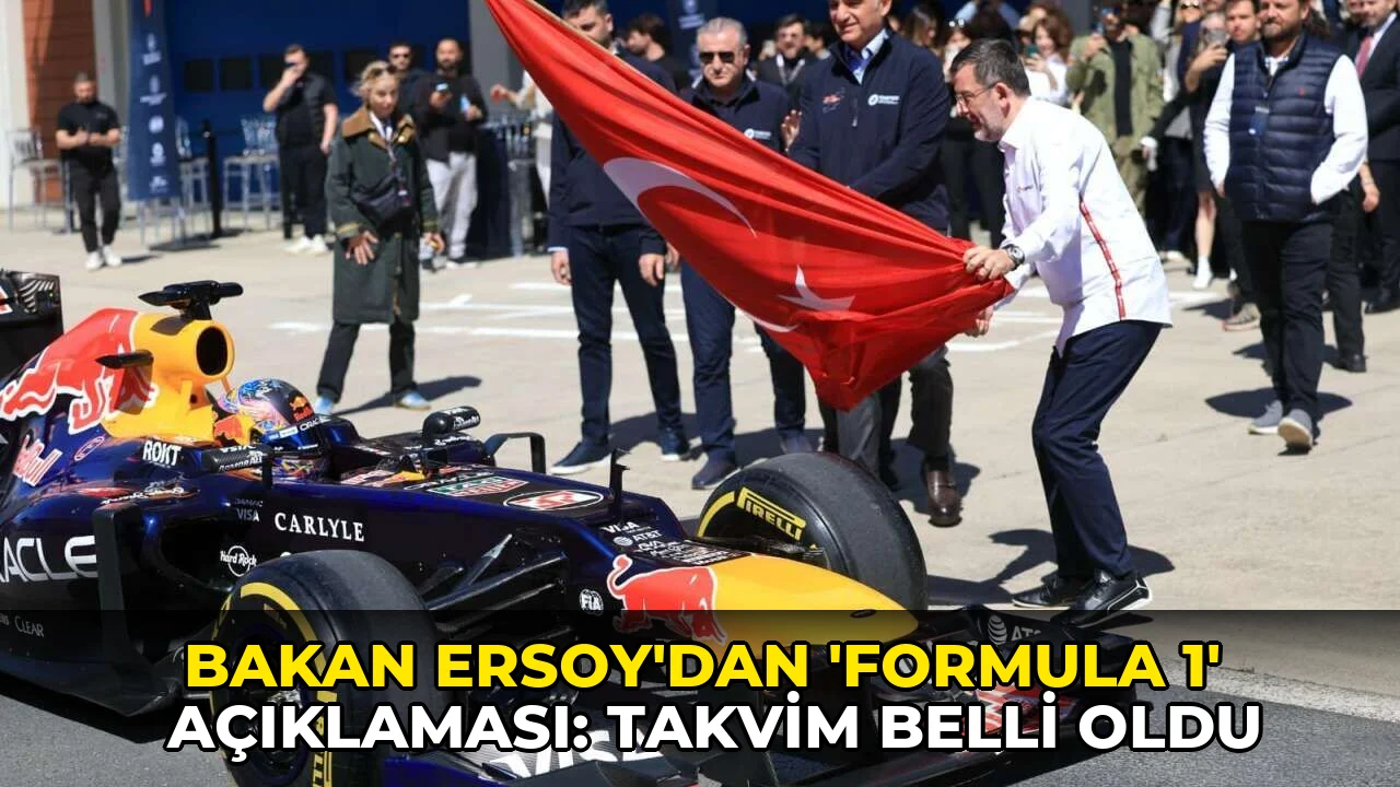 Bakan Ersoy'dan 'Formula 1' açıklaması: Takvim belli oldu