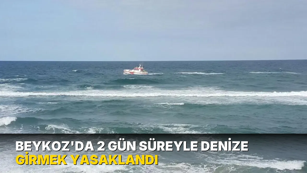 Beykoz'da 2 gün süreyle denize girmek yasaklandı
