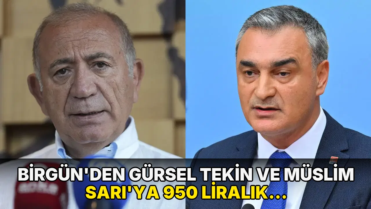 BirGün'den Gürsel Tekin ve Müslim Sarı’ya 950 liralık tazminat davası