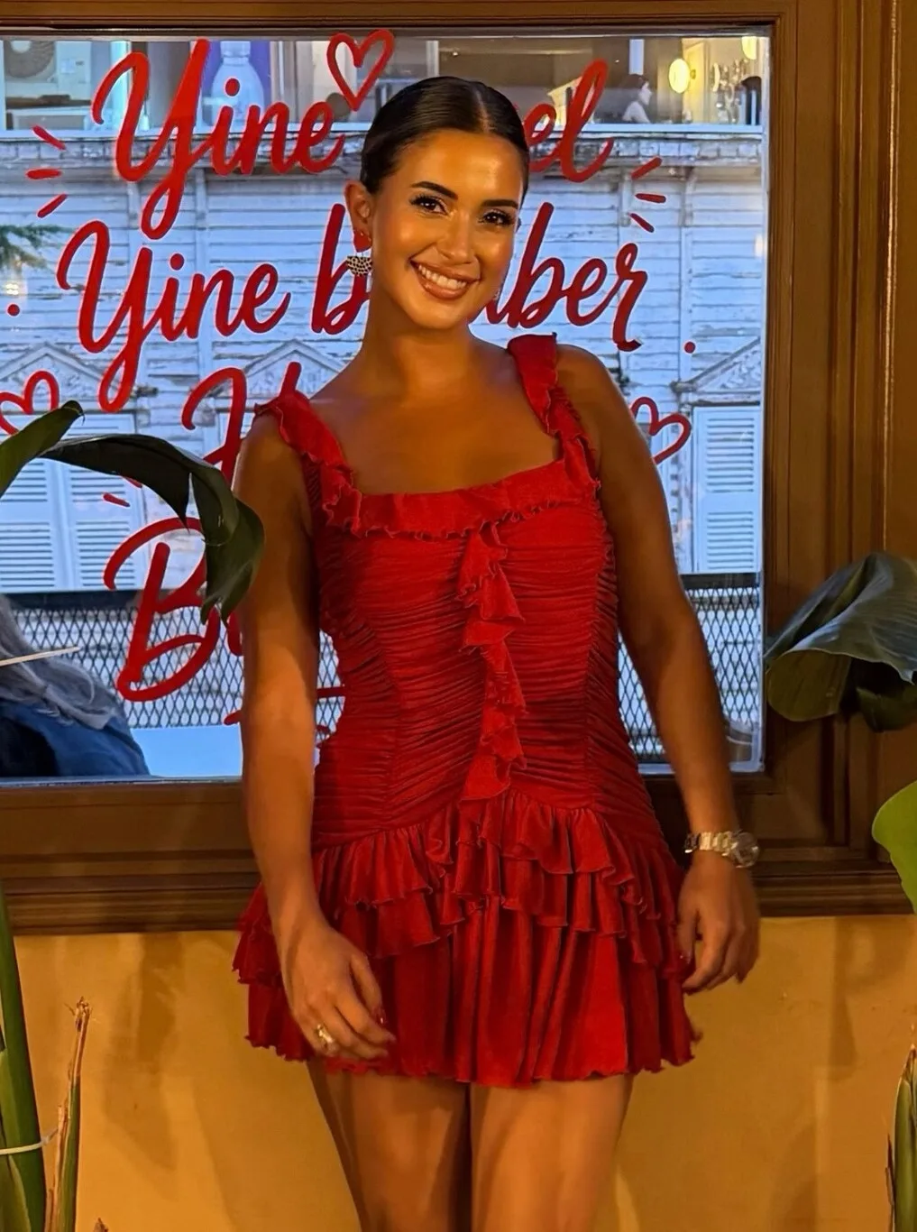 Yeni yaşını sevgilisiyle kutladı