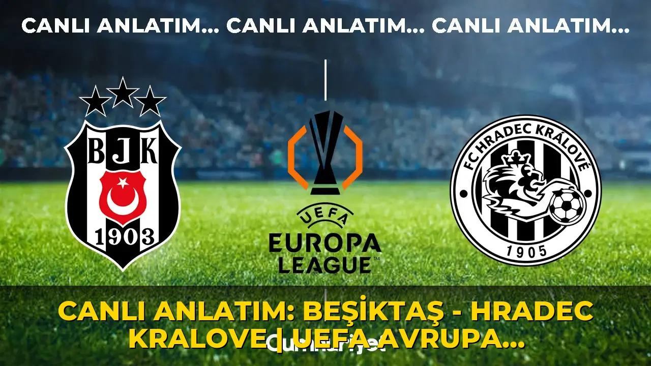 CANLI ANLATIM: Beşiktaş - Hradec Kralove | UEFA Avrupa Ligi 3. eleme turu karşılaşması