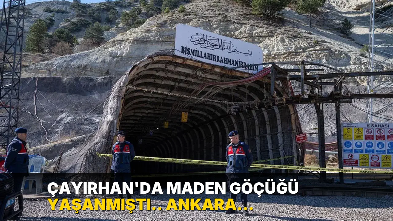 Çayırhan’da maden göçüğü yaşanmıştı.. Ankara Valiliği’nden açıklama: 20 kişi etkilendi