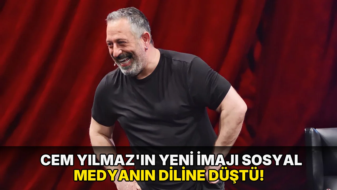 Cem Yılmaz'ın yeni imajı sosyal medyanın diline düştü!