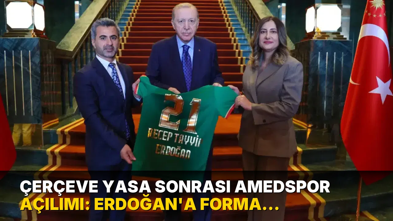 Çerçeve yasa sonrası Amedspor açılımı: Erdoğan’a forma, bakanlara Diyarbakır tribünü
