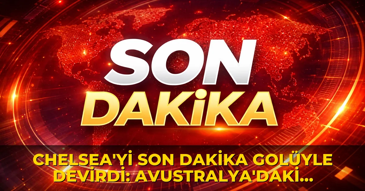 Chelsea'yi son dakika golüyle devirdi: Avustralya'daki Londra derbisini Tottenham kazandı