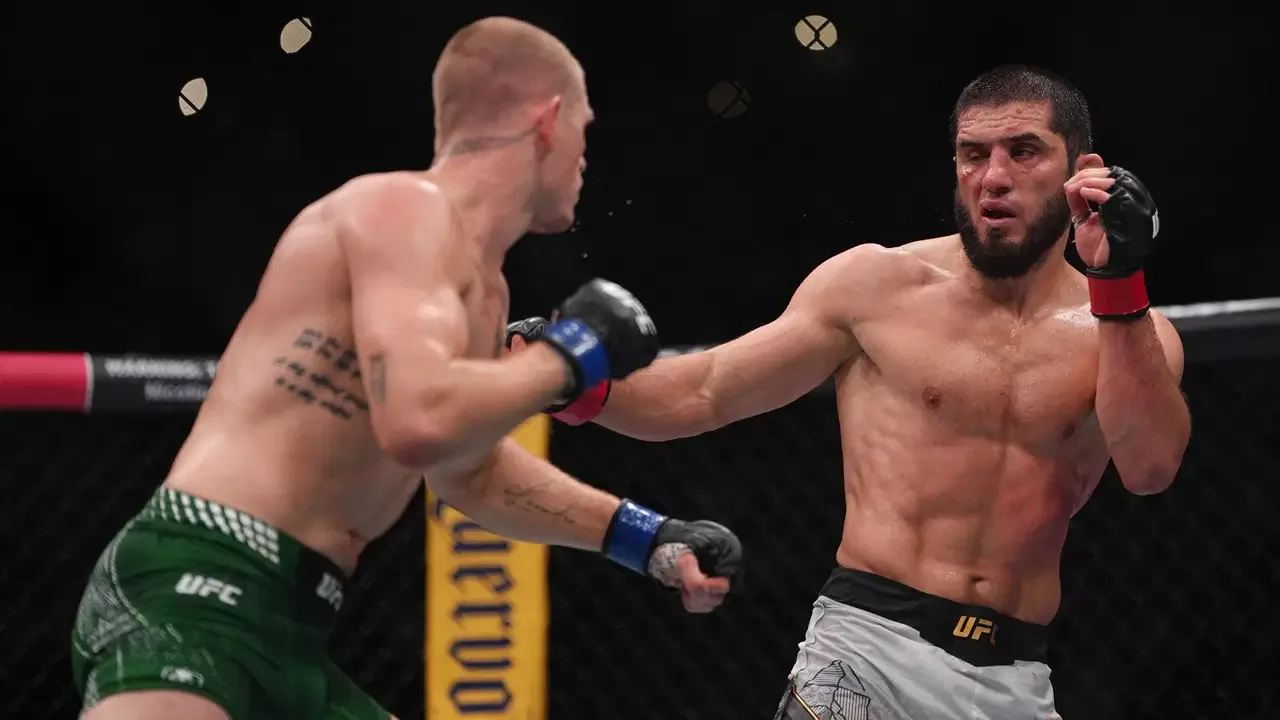 UFC rekoru kırdı: Islam Makhachev, Ian Garry karşısında kemerini korudu