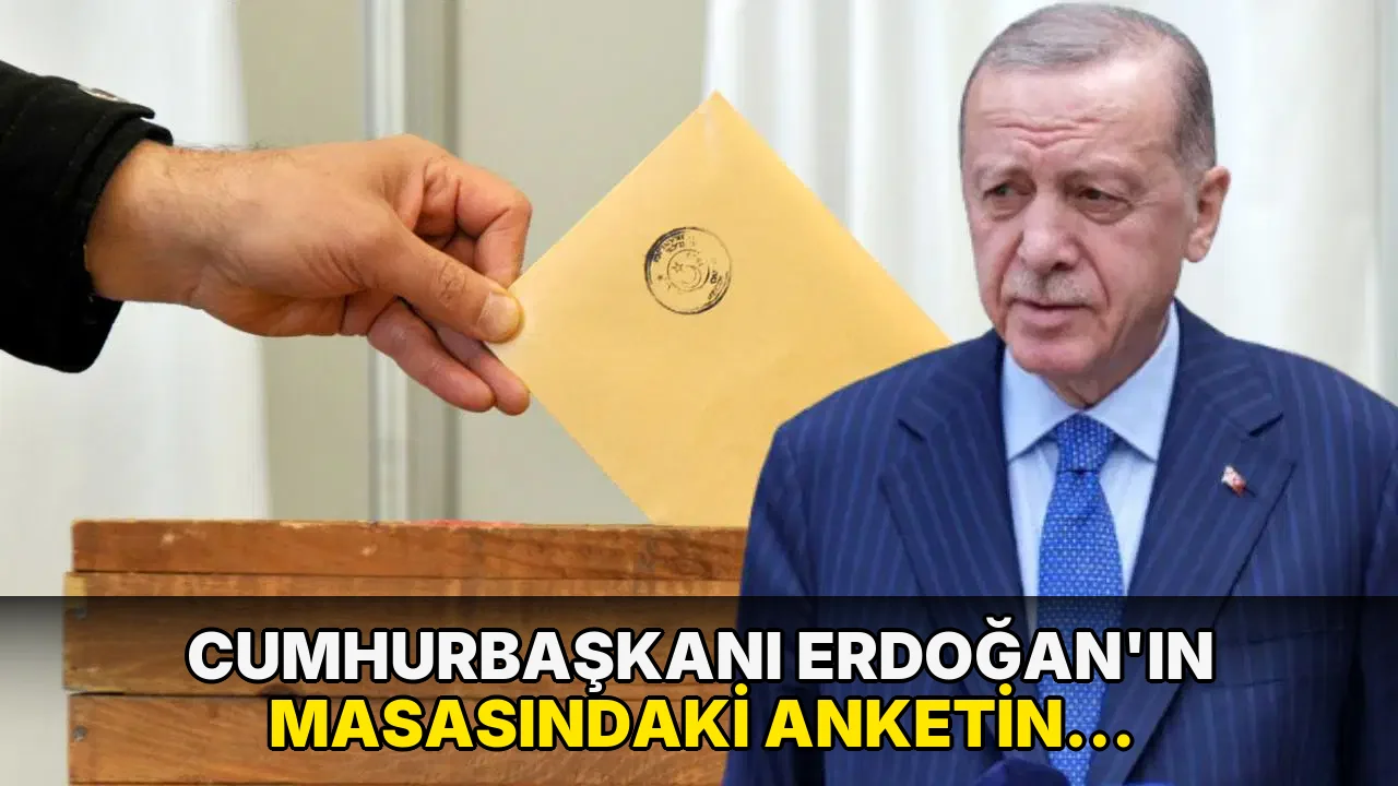 Cumhurbaşkanı Erdoğan'ın masasındaki anketin ayrıntıları ortaya çıktı: İşte AKP ile YENİ Parti arasında oy farkı!