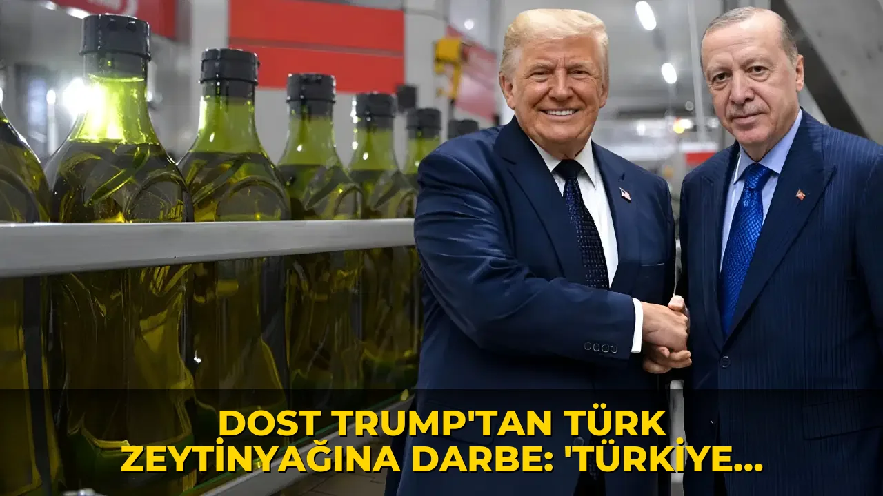 Dost Trump’tan Türk zeytinyağına darbe: 'Türkiye taviz üzerine taviz verirken...'