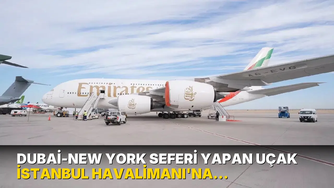 Dubai-New York seferi yapan uçak İstanbul Havalimanı'na iniş yaptı