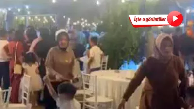Düğünde 6 kişinin yaralandığı kavganın görüntüleri ortaya çıktı!