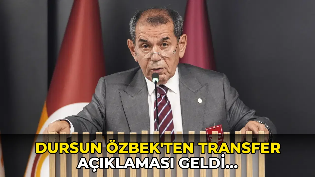 Dursun Özbek'ten transfer açıklaması geldi: Taraftarlara çağrı yaptı