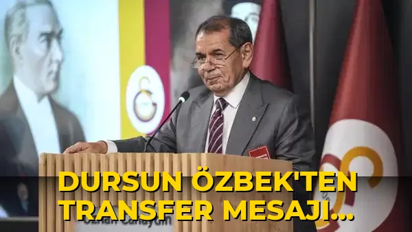 Dursun Özbek'ten transfer mesajı: 'Yakın zamanda sonuca gideceğiz'