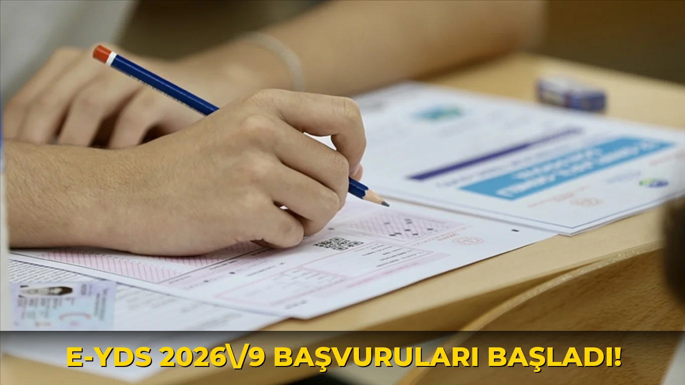 e-YDS 2026\/9 başvuruları başladı!