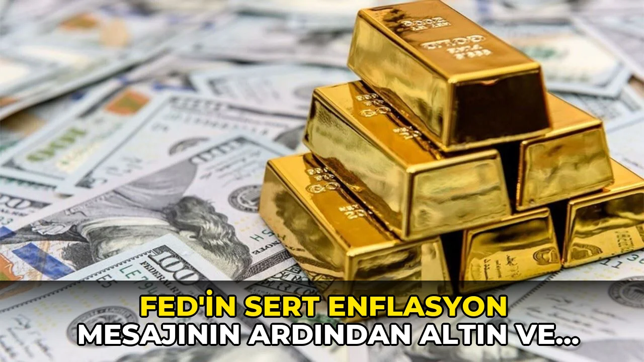 FED’in sert enflasyon mesajının ardından altın ve kripto piyasasında sert düşüş