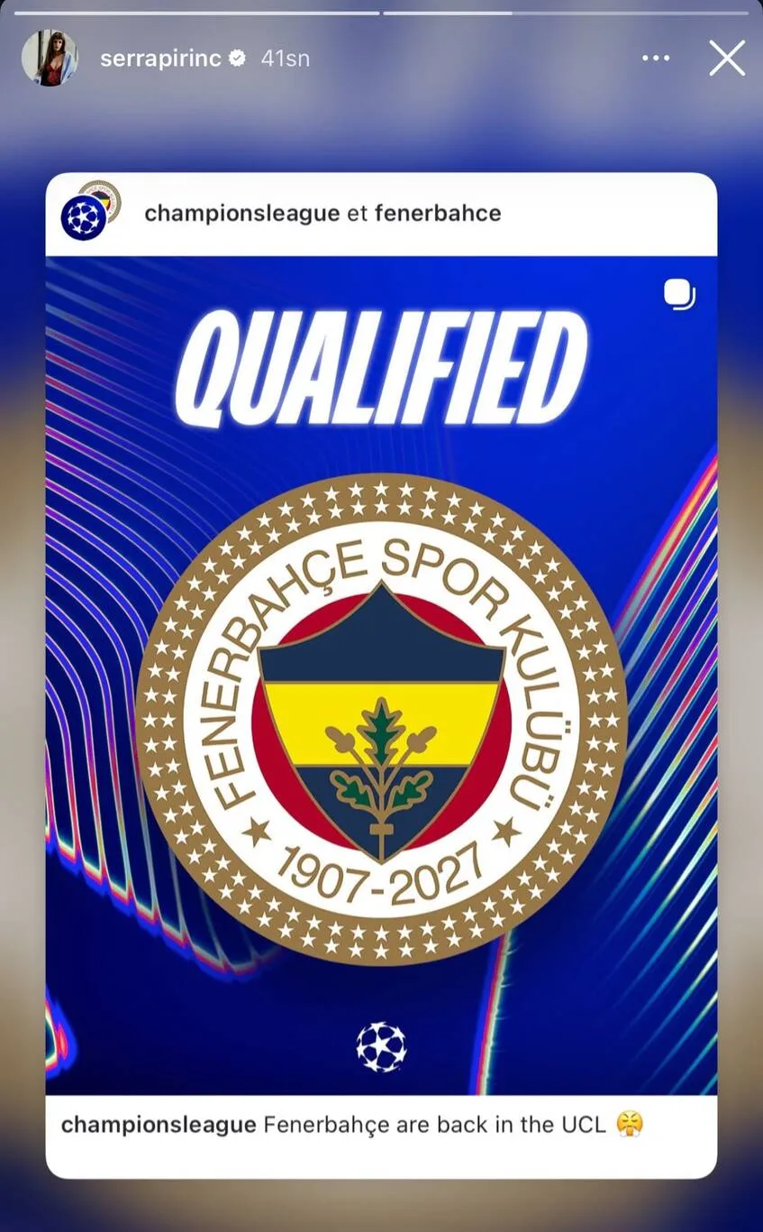 Fenerbahçeli ünlülerin UCL sevinci