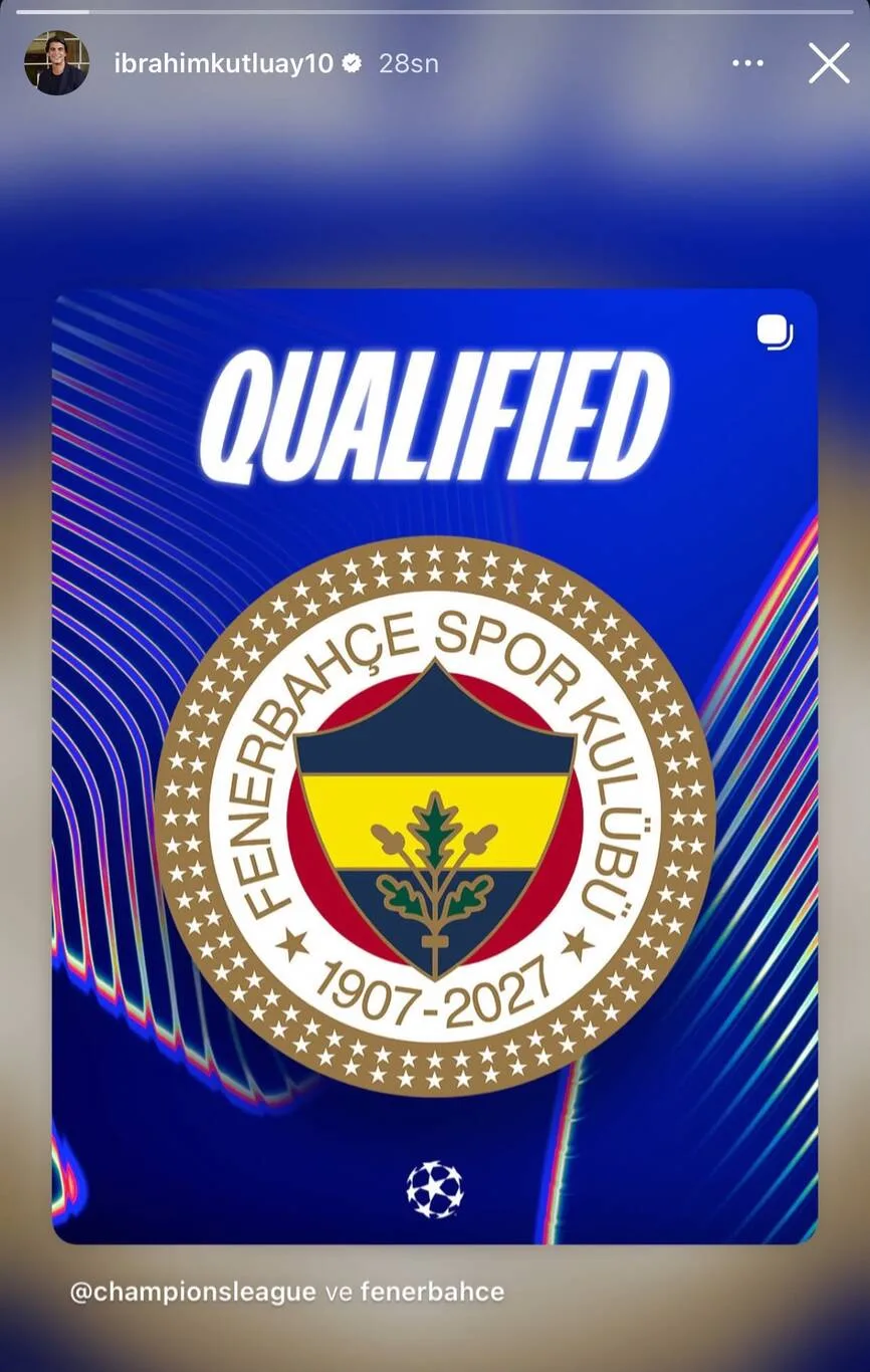 Fenerbahçeli ünlülerin UCL sevinci