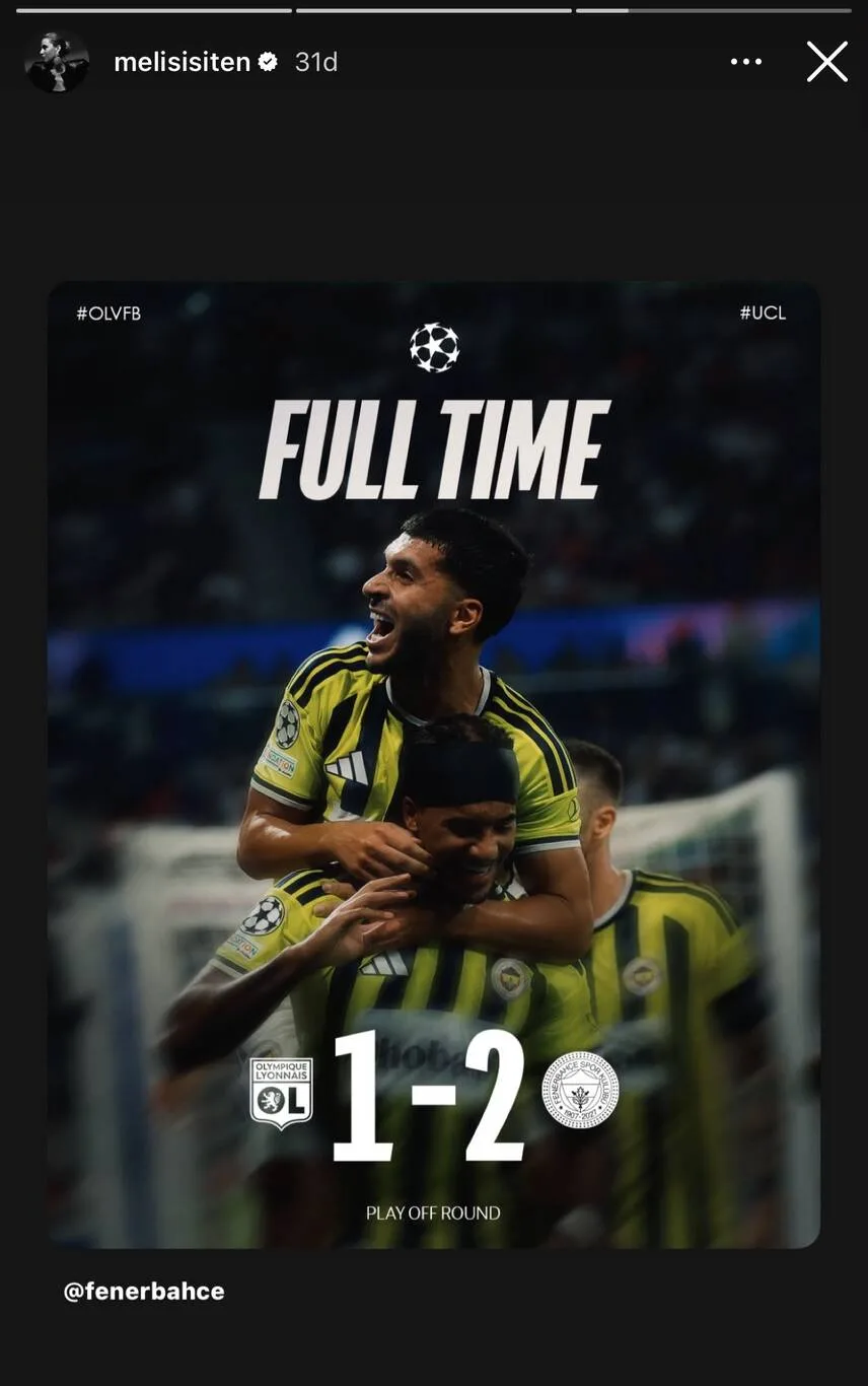 Fenerbahçeli ünlülerin UCL sevinci