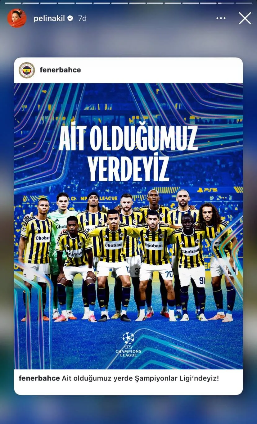 Fenerbahçeli ünlülerin UCL sevinci