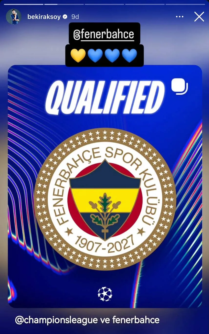 Fenerbahçeli ünlülerin UCL sevinci
