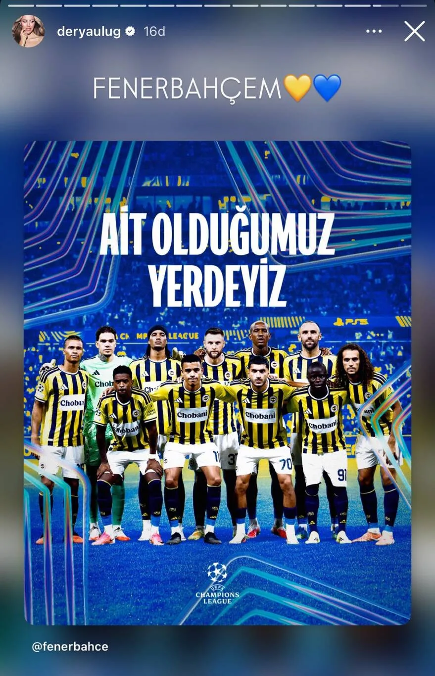 Fenerbahçeli ünlülerin UCL sevinci